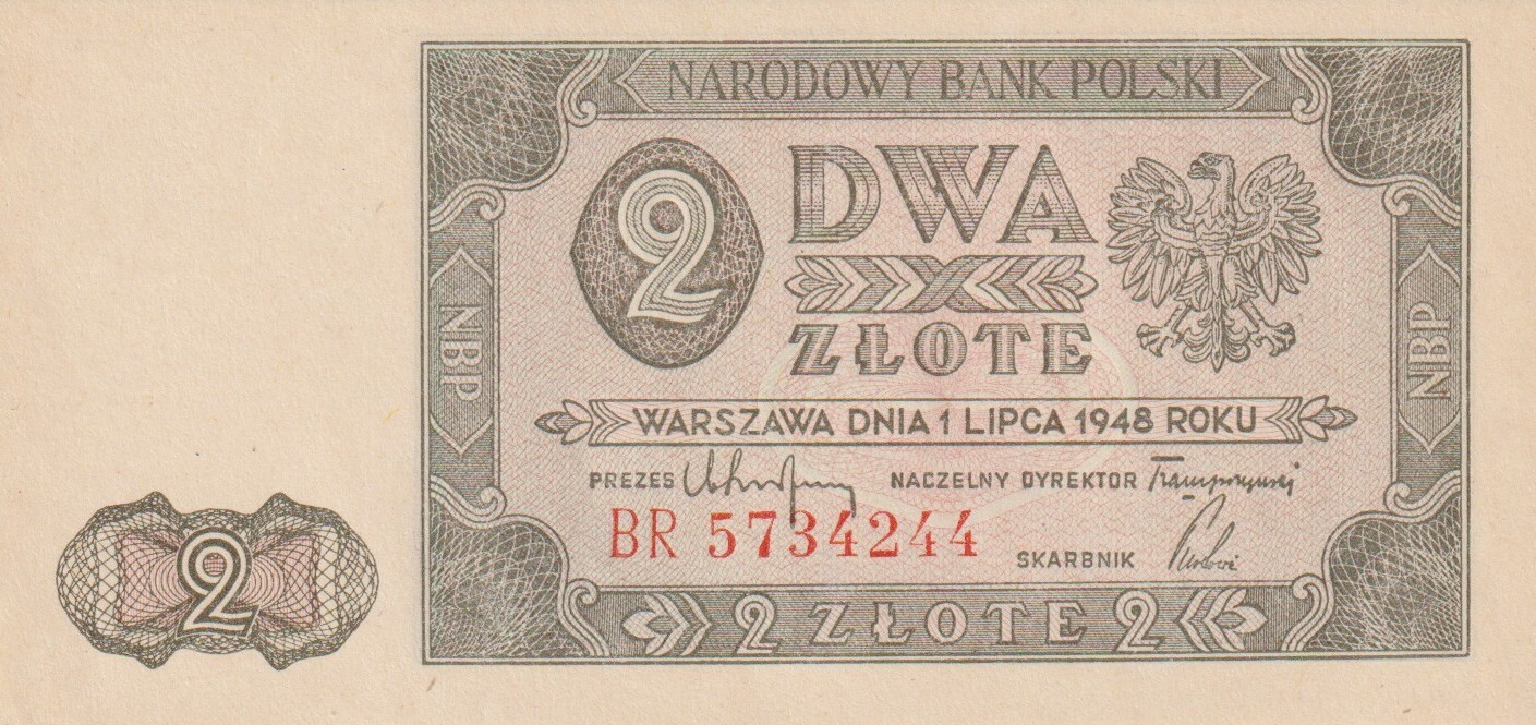 2 zł z 1948 r. 2 zł z 1948 r.